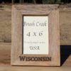Branded Picture Frame US State Wisconsin