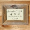 Rustic Picture Frame Rusty Fishing Lure
