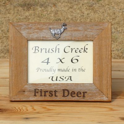 Branded Picture Frame First Deer
