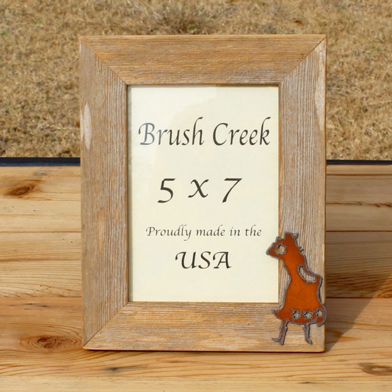 Rustic Picture Frame Cowgirl