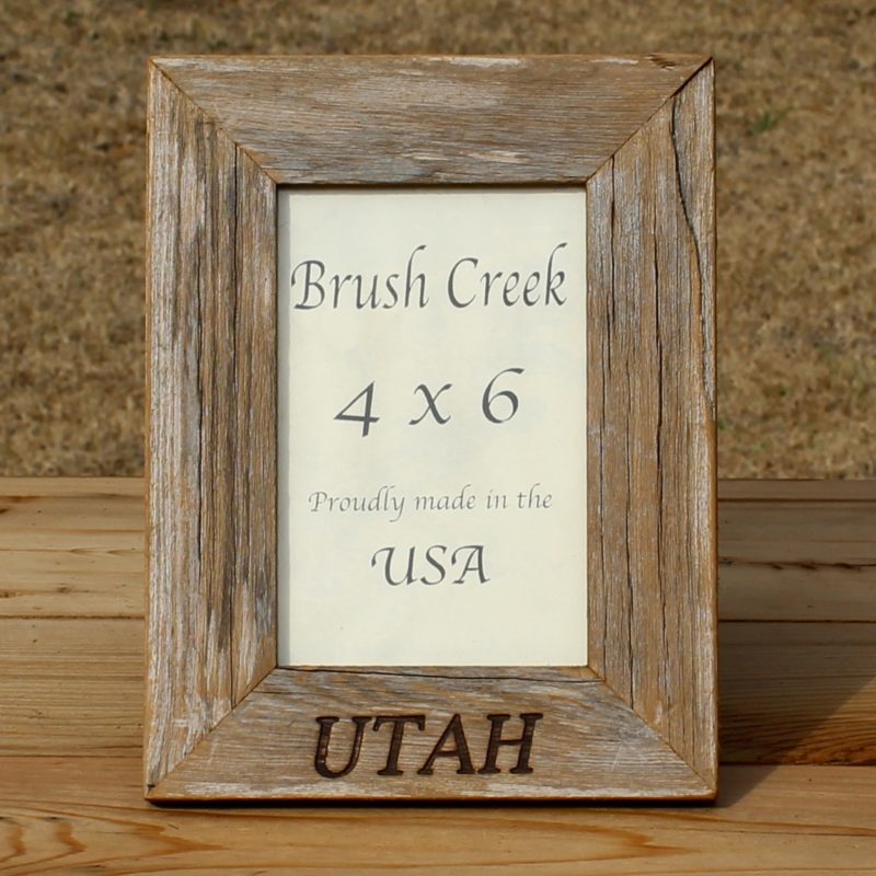 Branded Picture Frame US State Utah