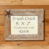 Rustic Picture Frame Starfish