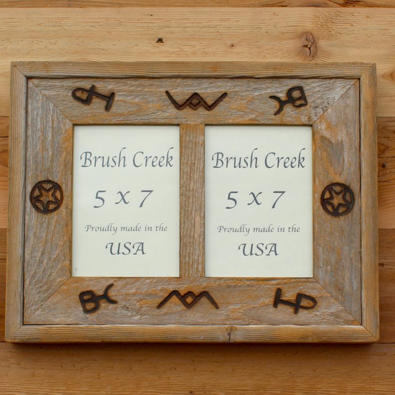 Branded Double Picture Frame with Brands