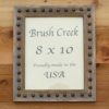 Rustic Picture Frame with Nail heads