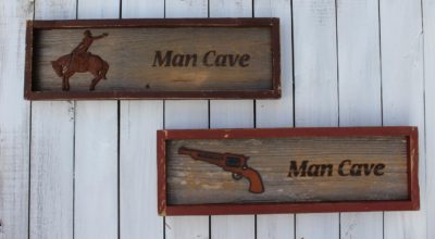 Branded Man Cave Sign