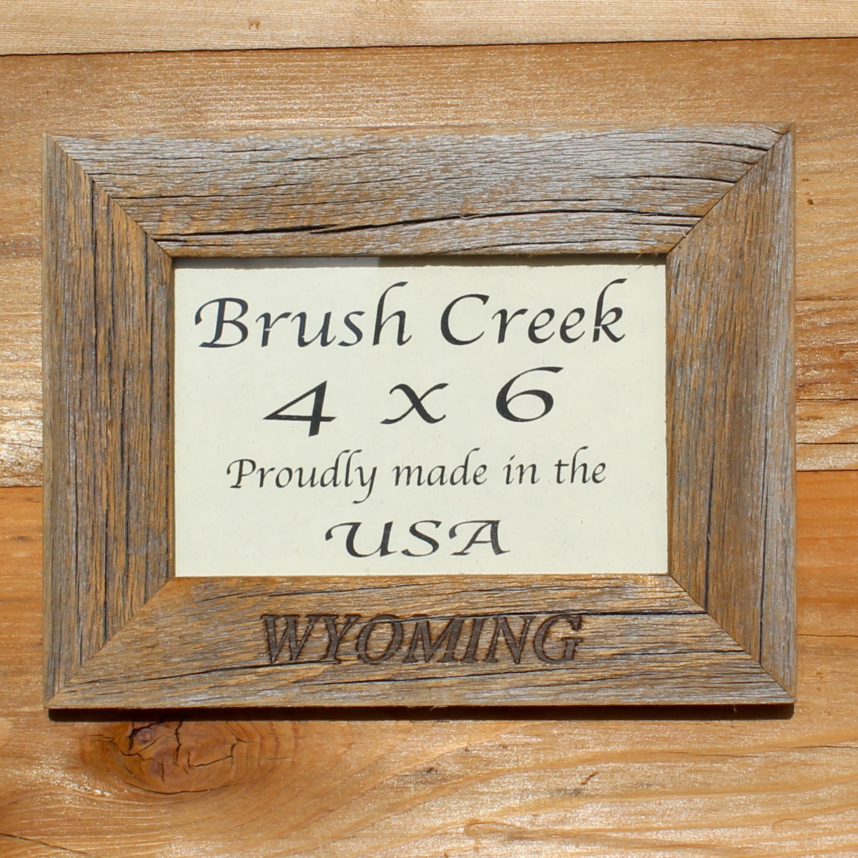 Frame Branded Wyoming