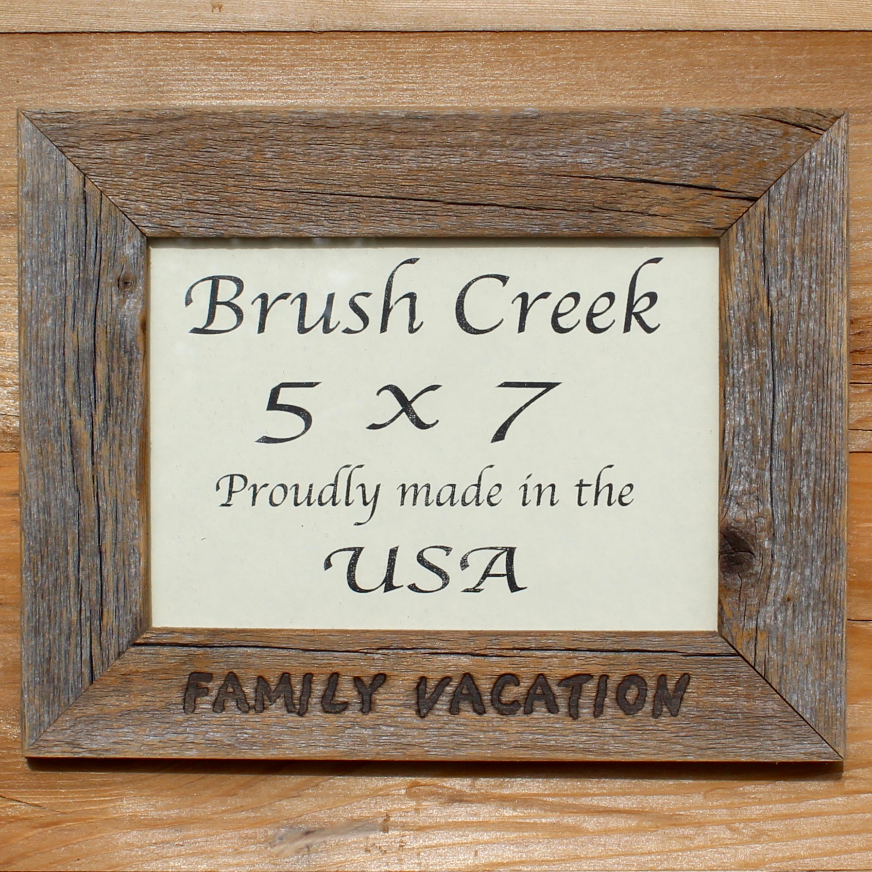 Frame Branded Family Vacation