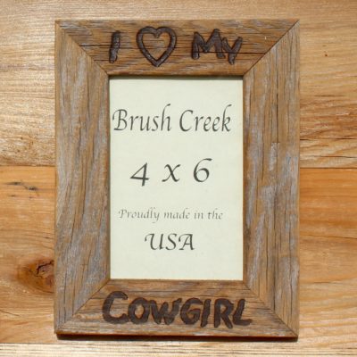 Frame Branded I Love My Cowgirl